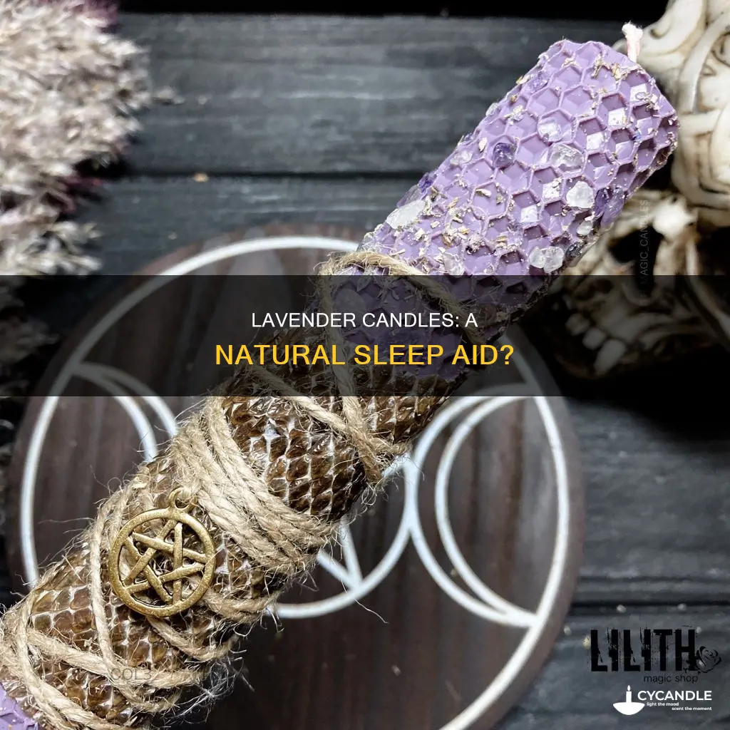 do lavender candles help you sleep