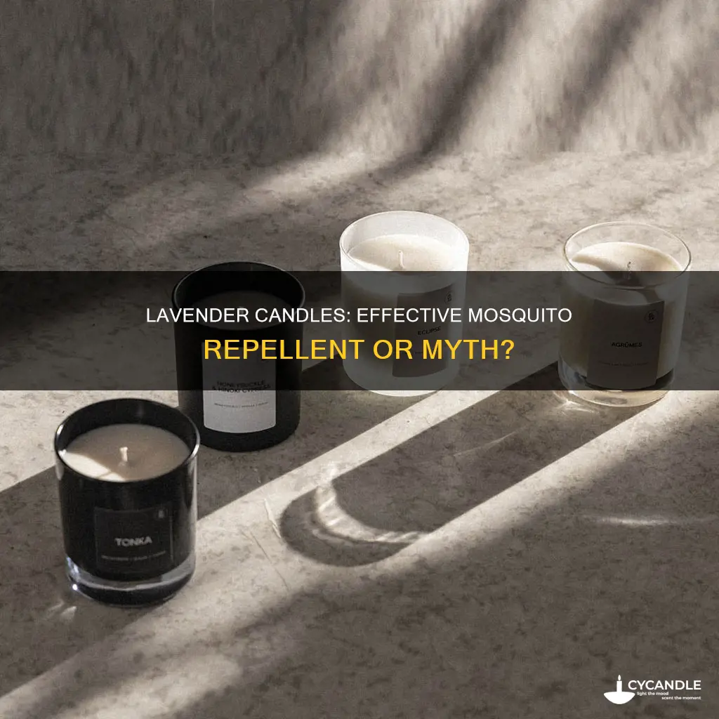 do lavender candles repel mosquitoes