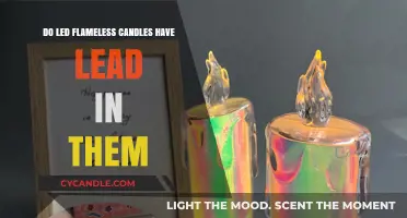 Are Flameless Candles Safe? The Lead Concern