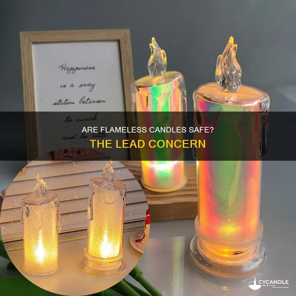 do led flameless candles have lead in them