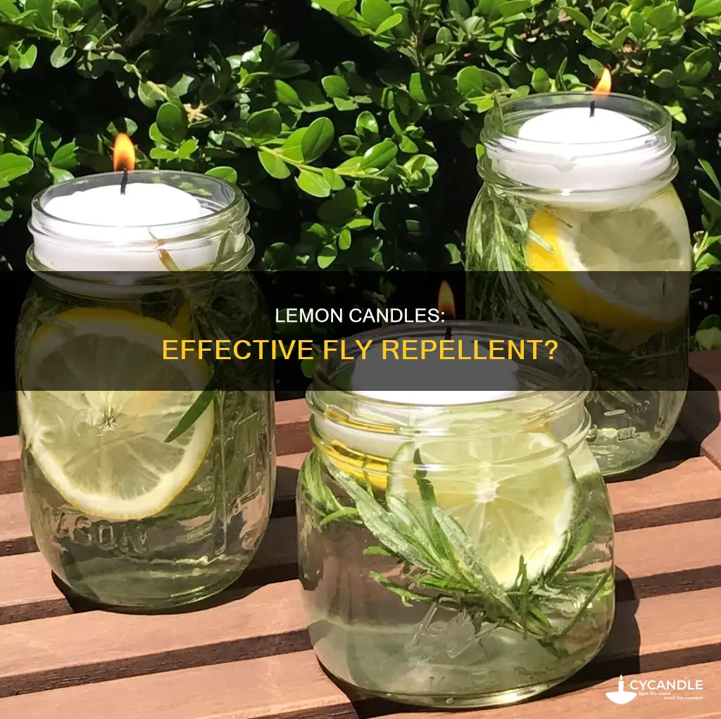 do lemon candles repel flies