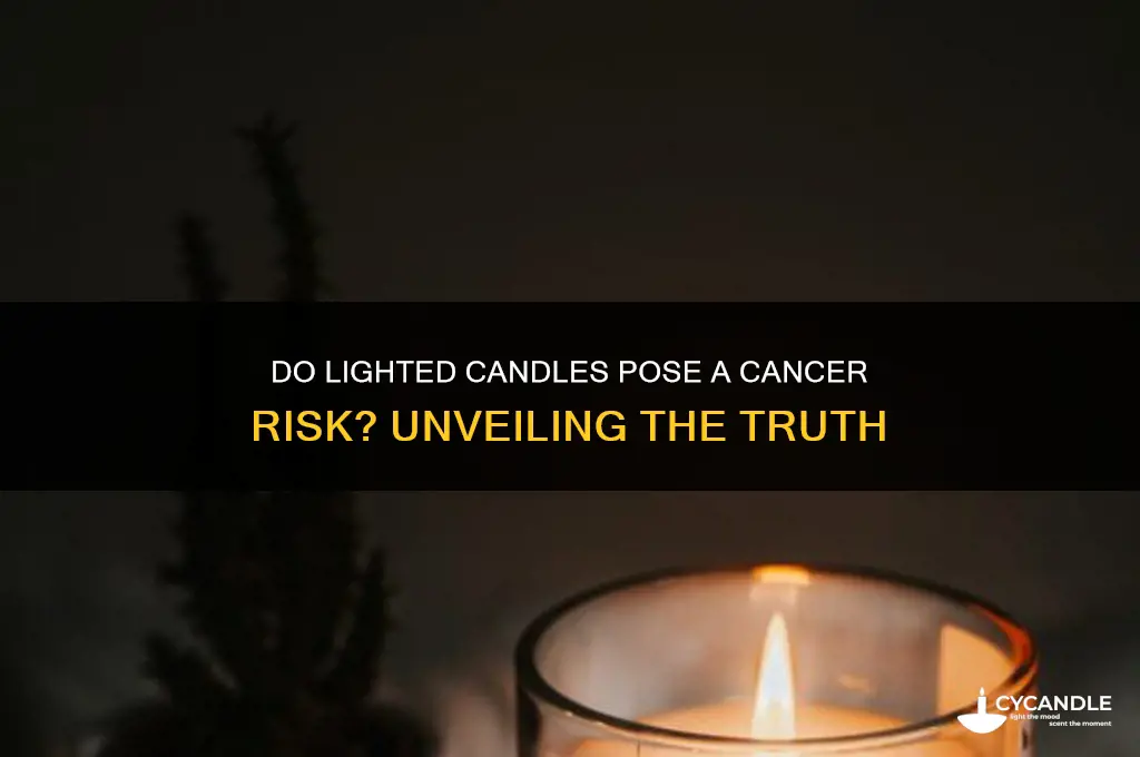 do lighted candles cause cancer