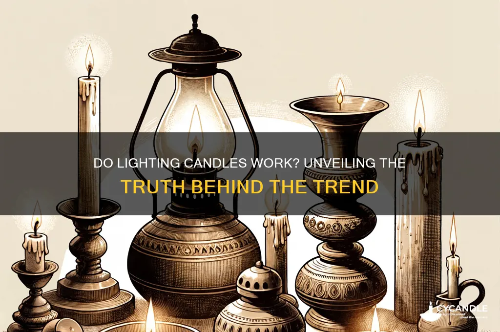 do lighting candles work