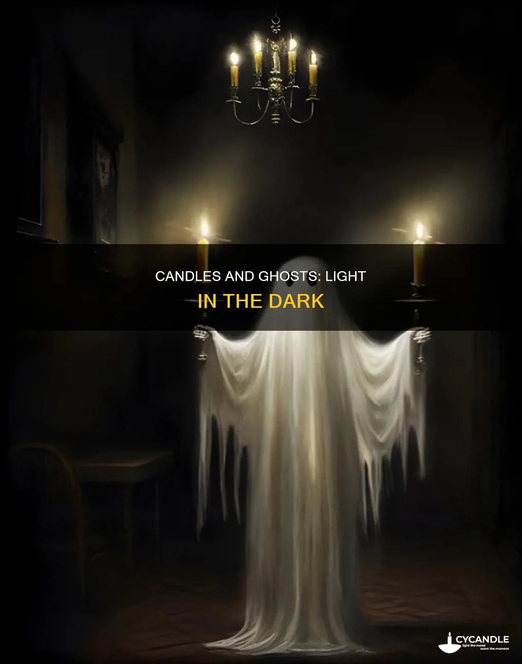 do lit candles expose ghosts