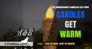 Luminessence Flameless LED Taper Candles: Do They Emit Heat?