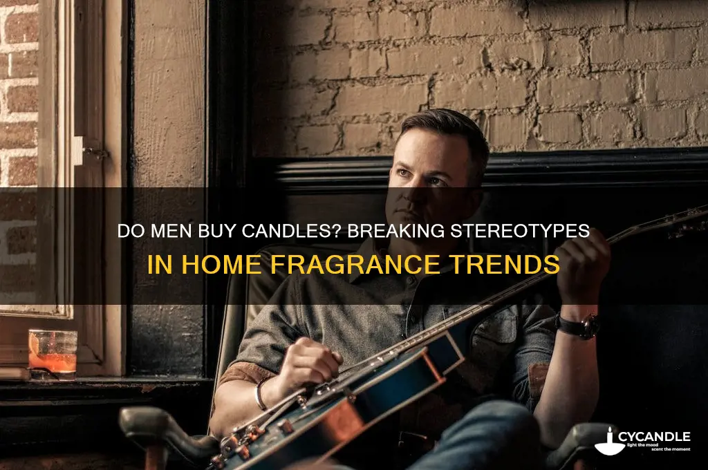 do men buy candles