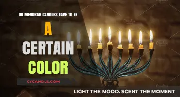 What Color Candles Should You Use for Your Menorah?
