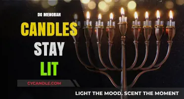 Menorah Candles: Why Do They Stay Lit?