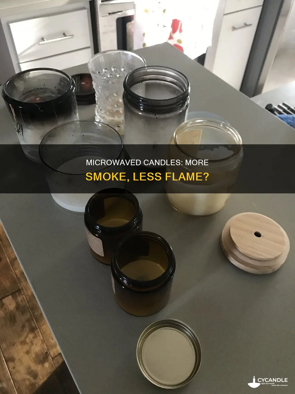 do microwaved candles smoke more