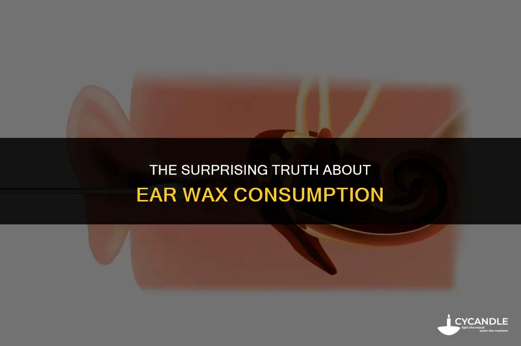 do oeolme eat their ear wax
