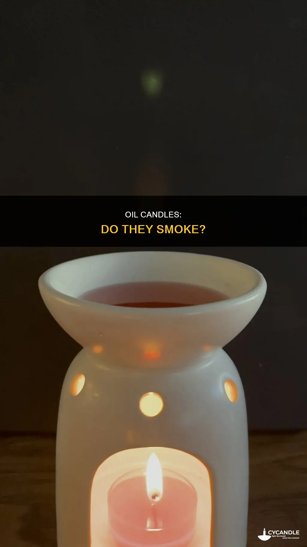 do oil candles smoke