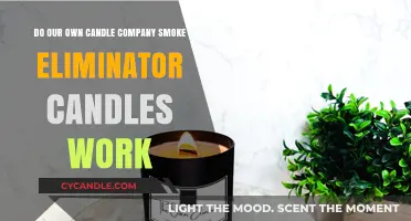 Do Smoke Eliminator Candles from Our Candle Company Work?