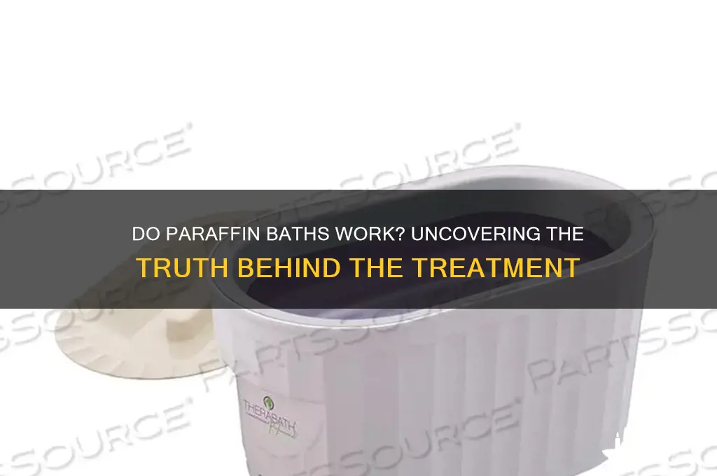 do paraffin baths work
