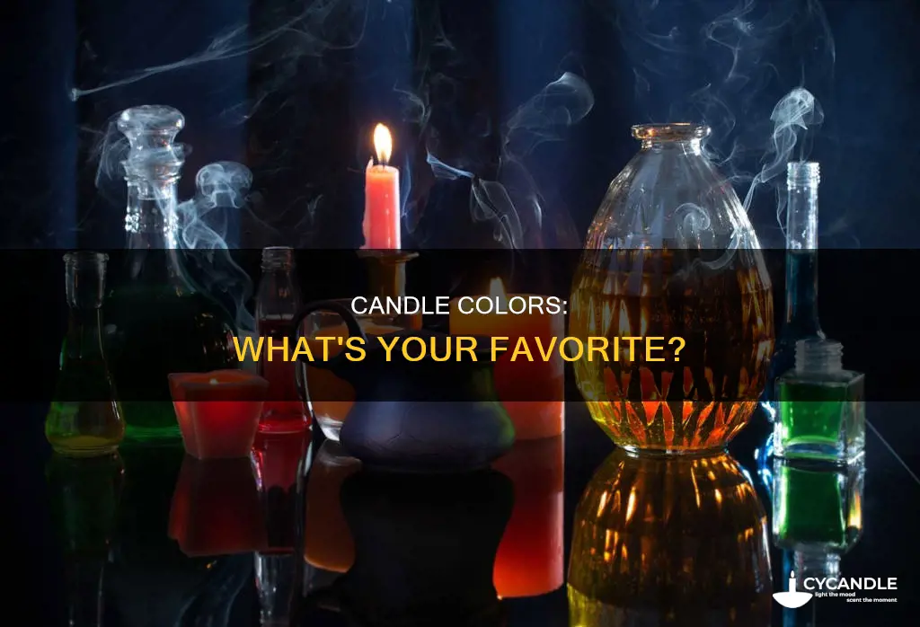 do people colored candles more than white candles