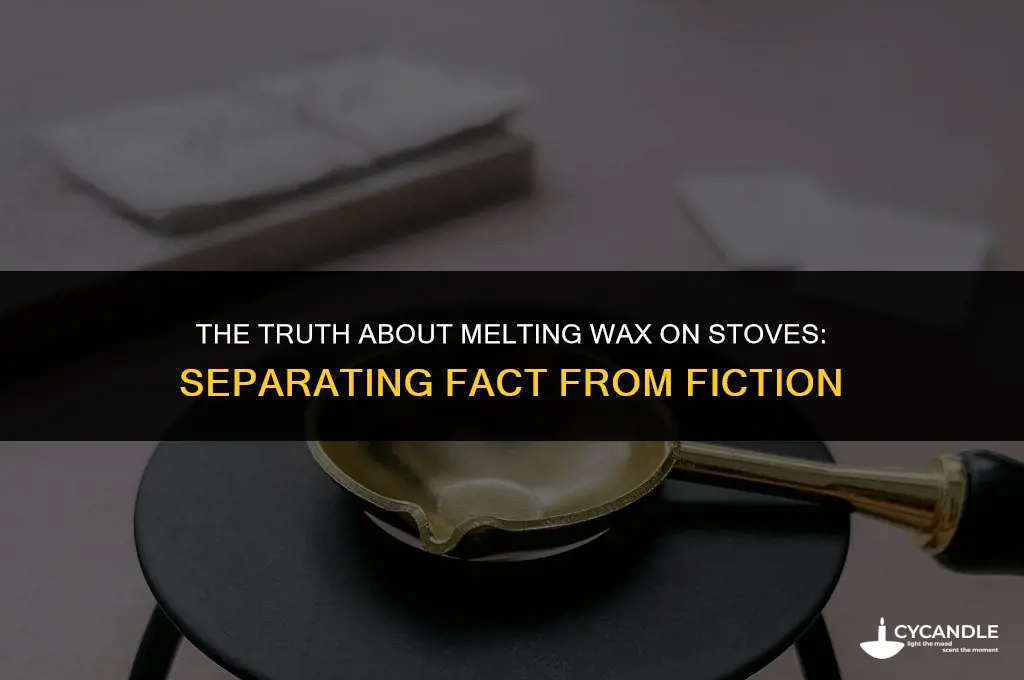 do people melt wax on stove for drug use