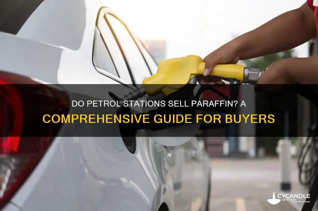 do petrol stations sell paraffin