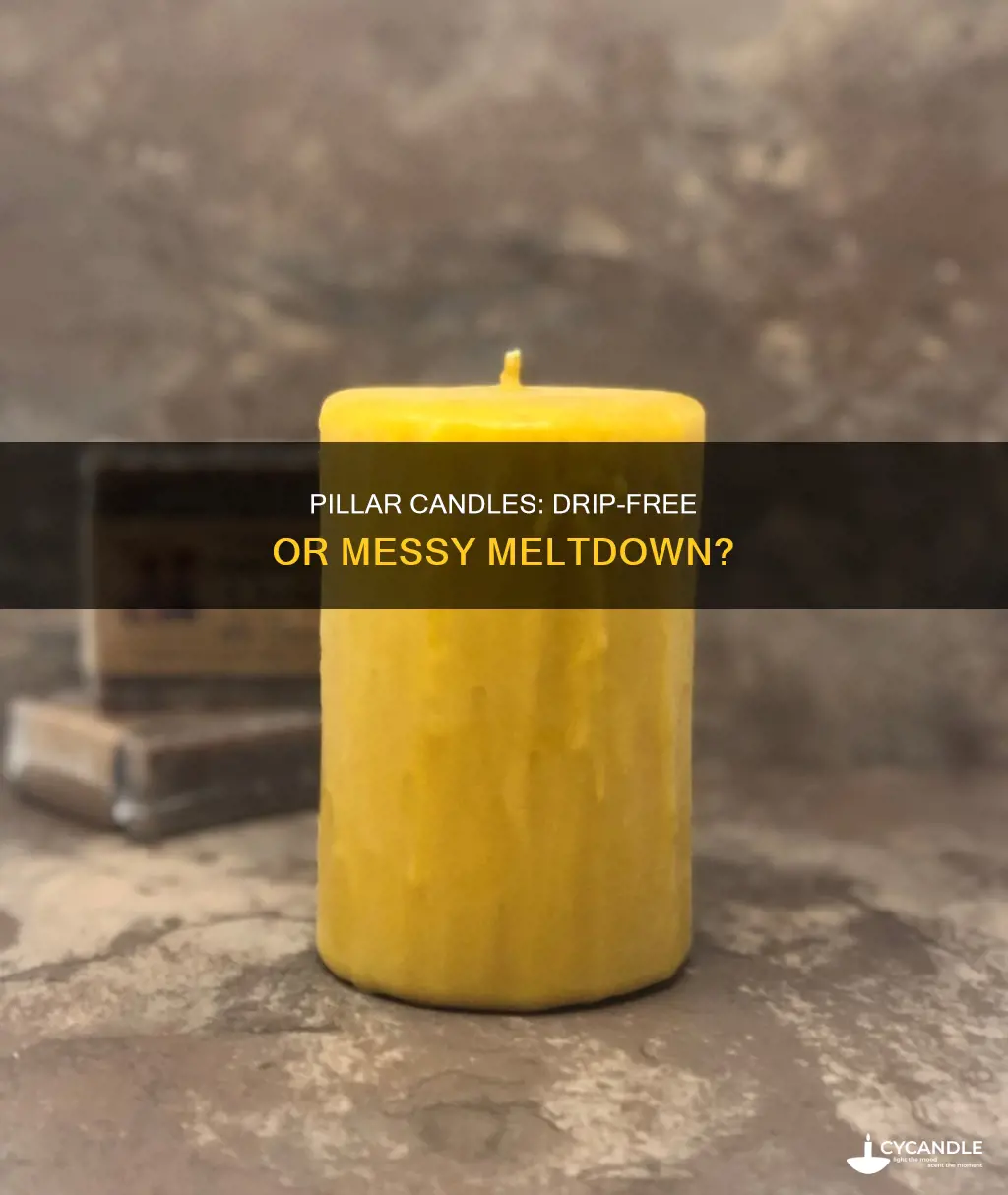 do pillar candles drip