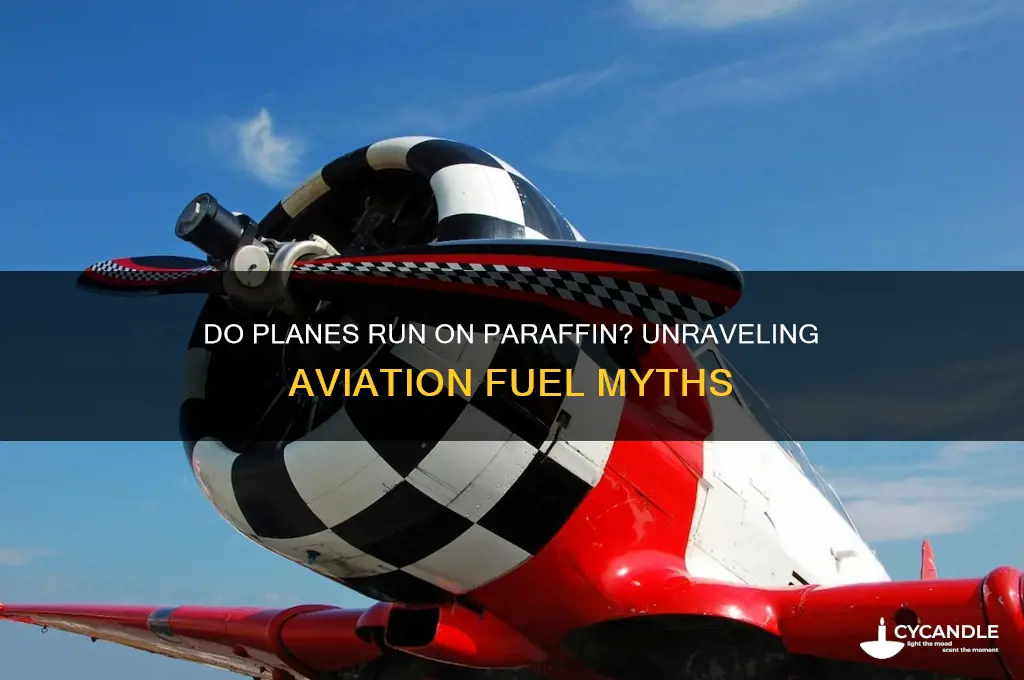do planes run on paraffin