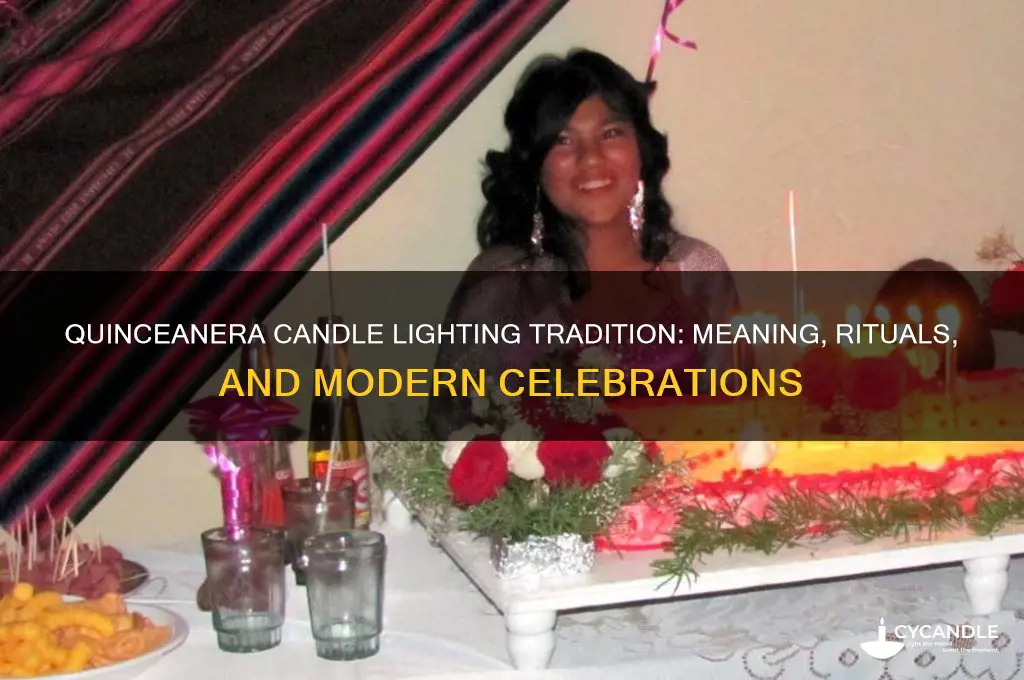 do quinceaneras have candle lighting