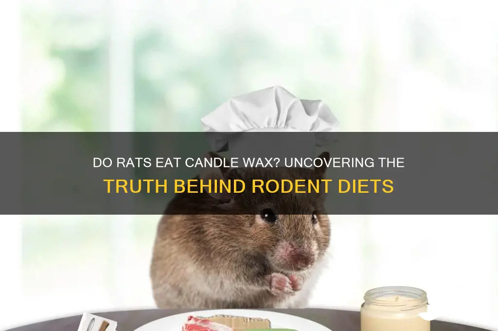 do rats eat candle wax