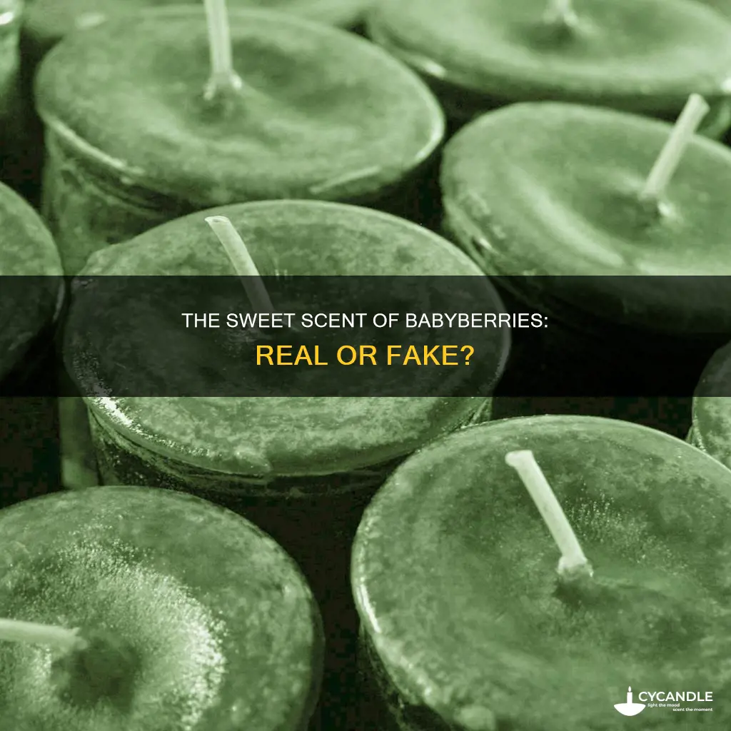 do real babyerry candles smell