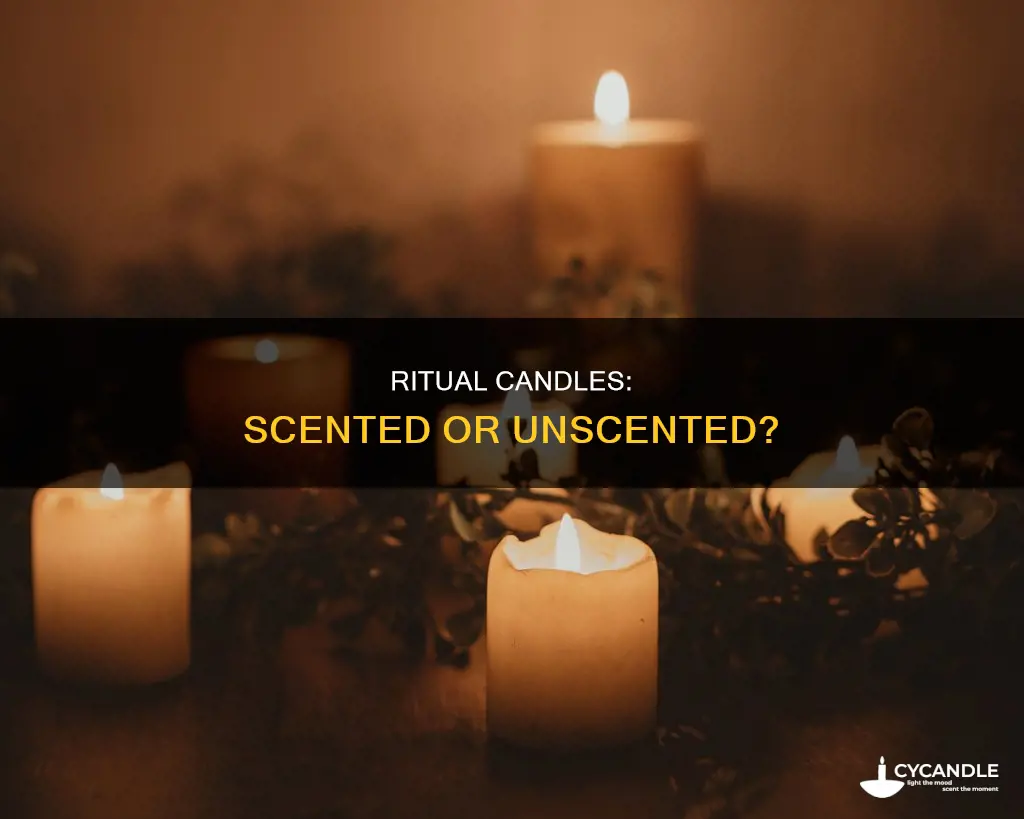 do ritual candles have to be uncented