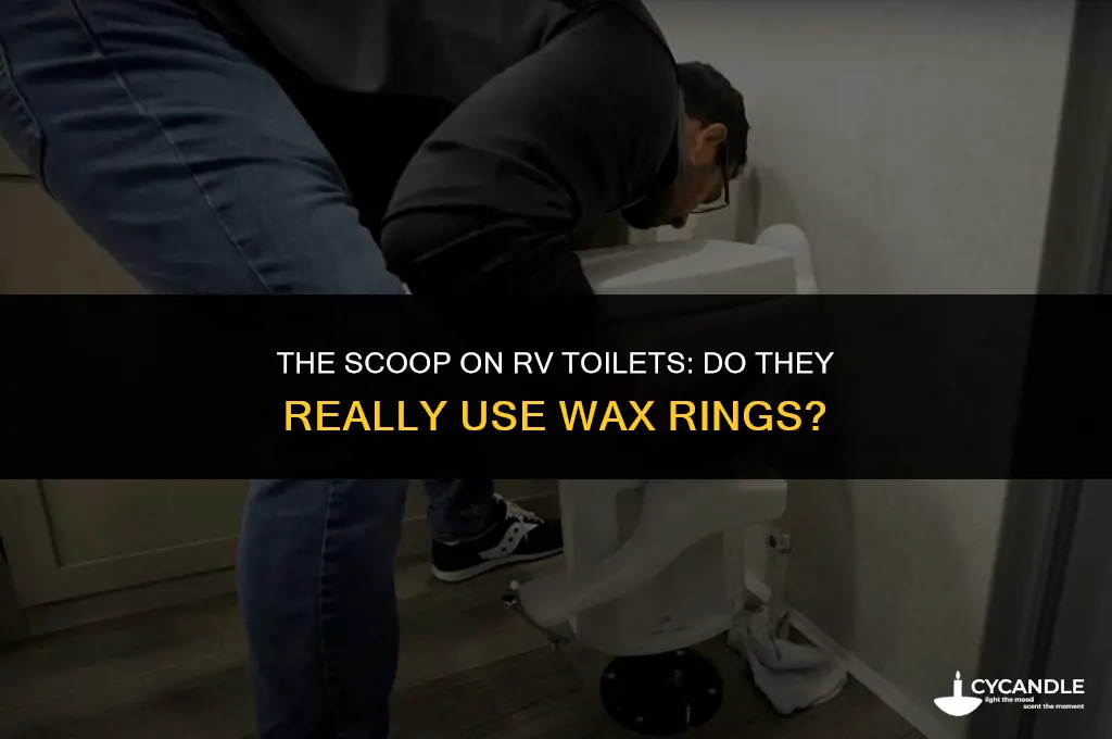 do rv toilets use wax rings