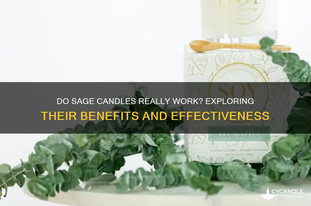 do sage candles work