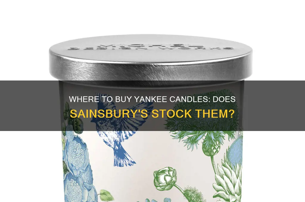 do sainsburys sell yankee candles