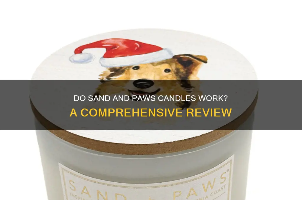 do sand and paws candles work