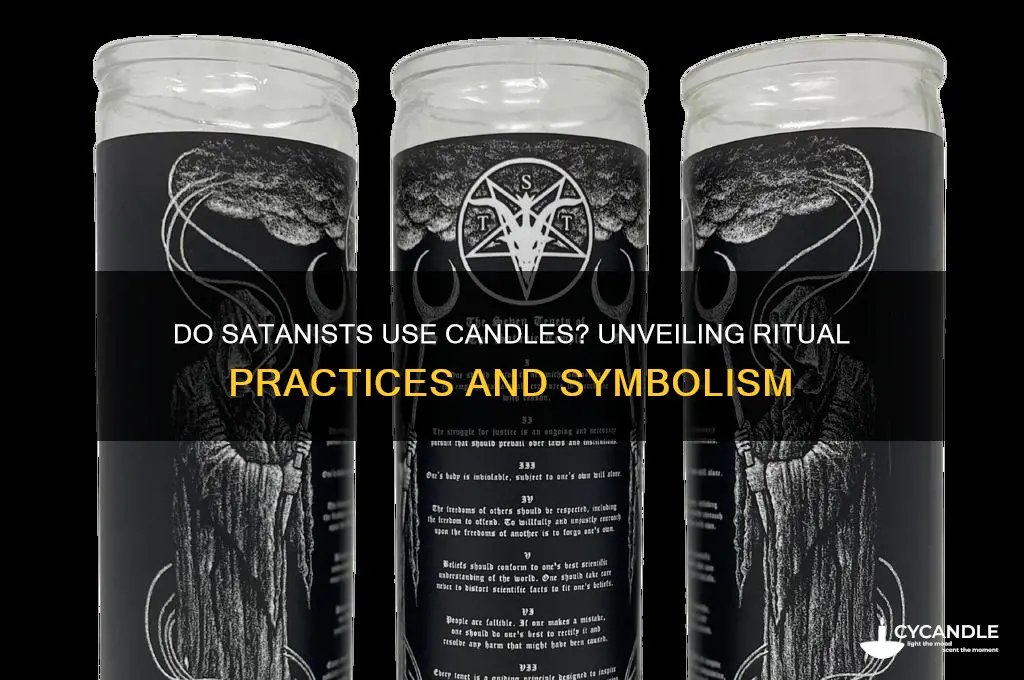 do satanist use candles