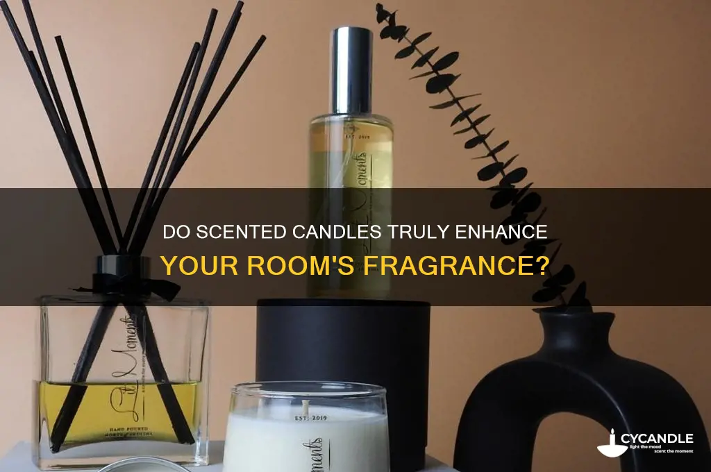 do scented candles make the room smell