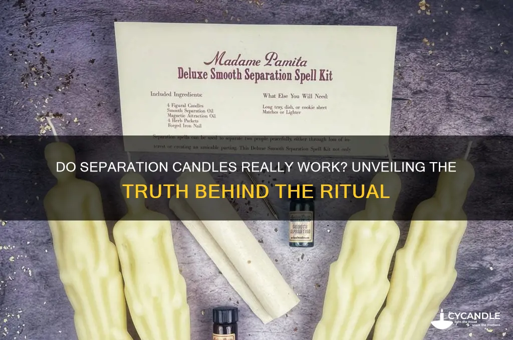 do separation candles work