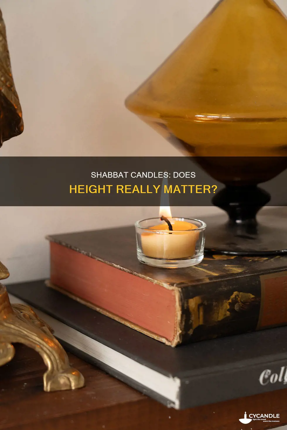 do shabbat candles have to be the same height