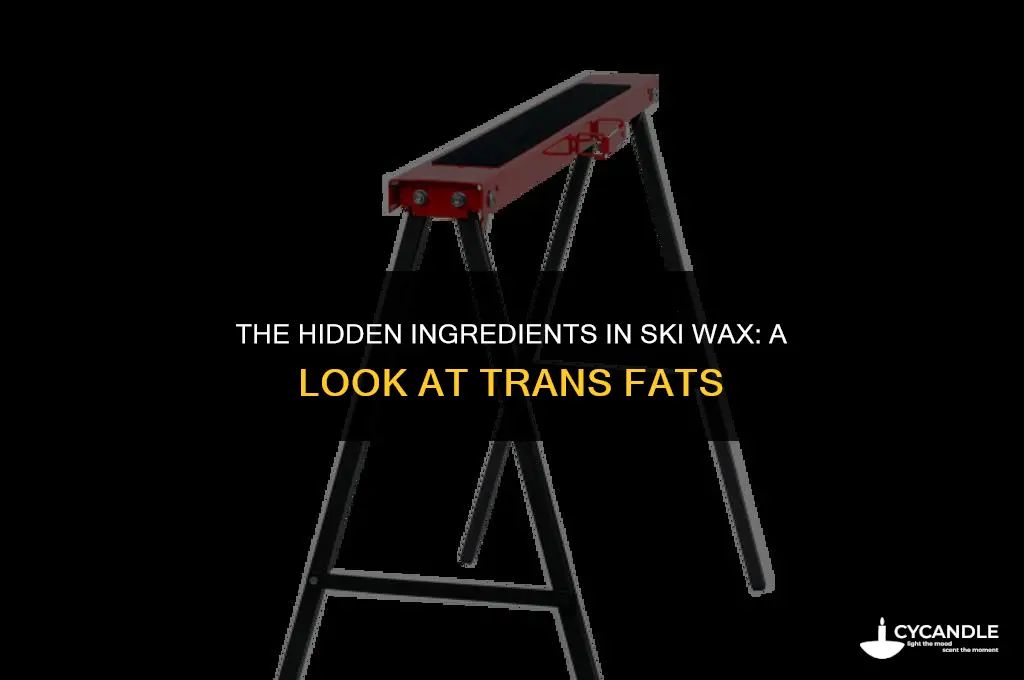 do ski wax use trans fats derived from