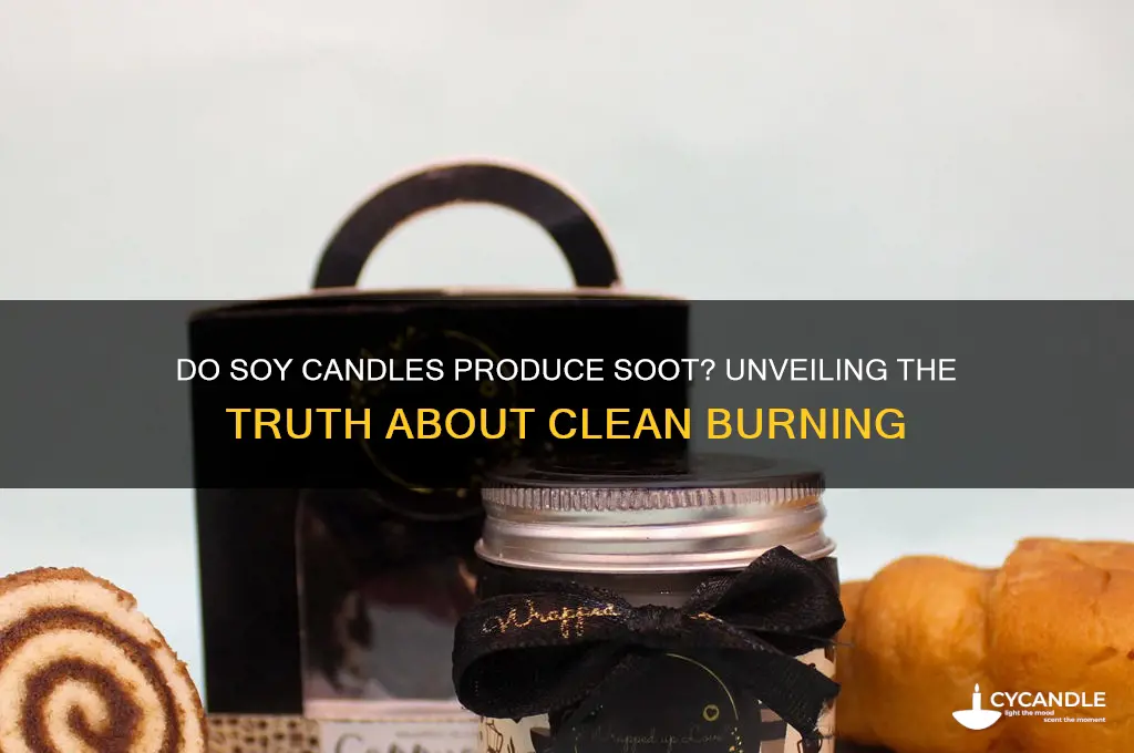 do soy candles put off soot