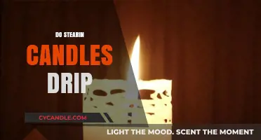 How to Avoid Dripping Stearin Candles