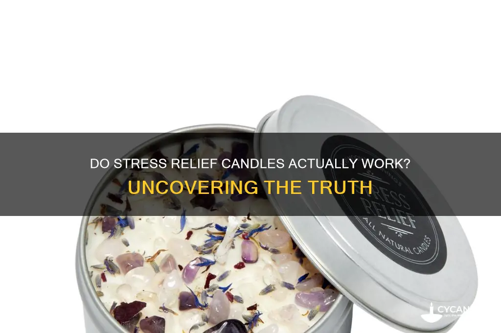do stress candles work