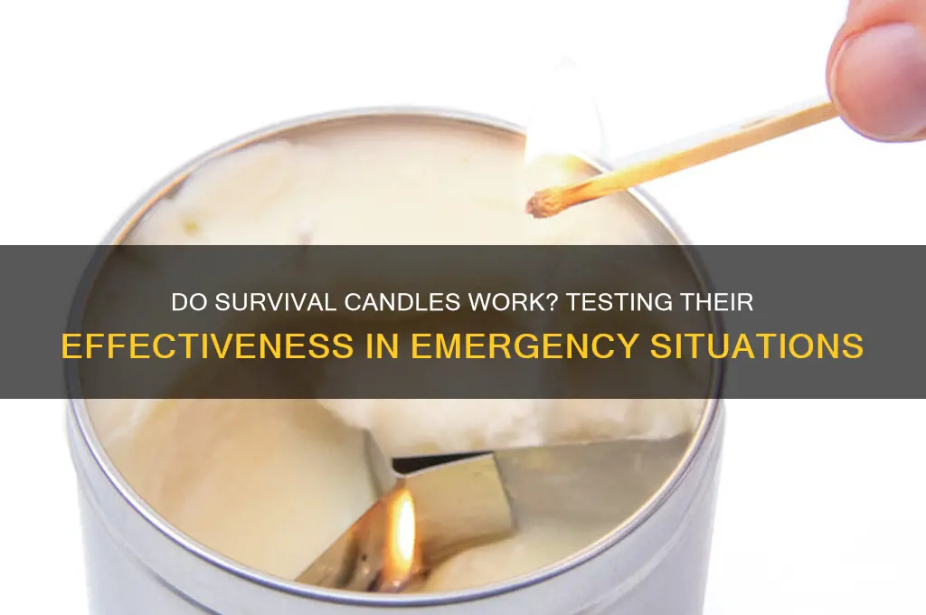 do survival candles work