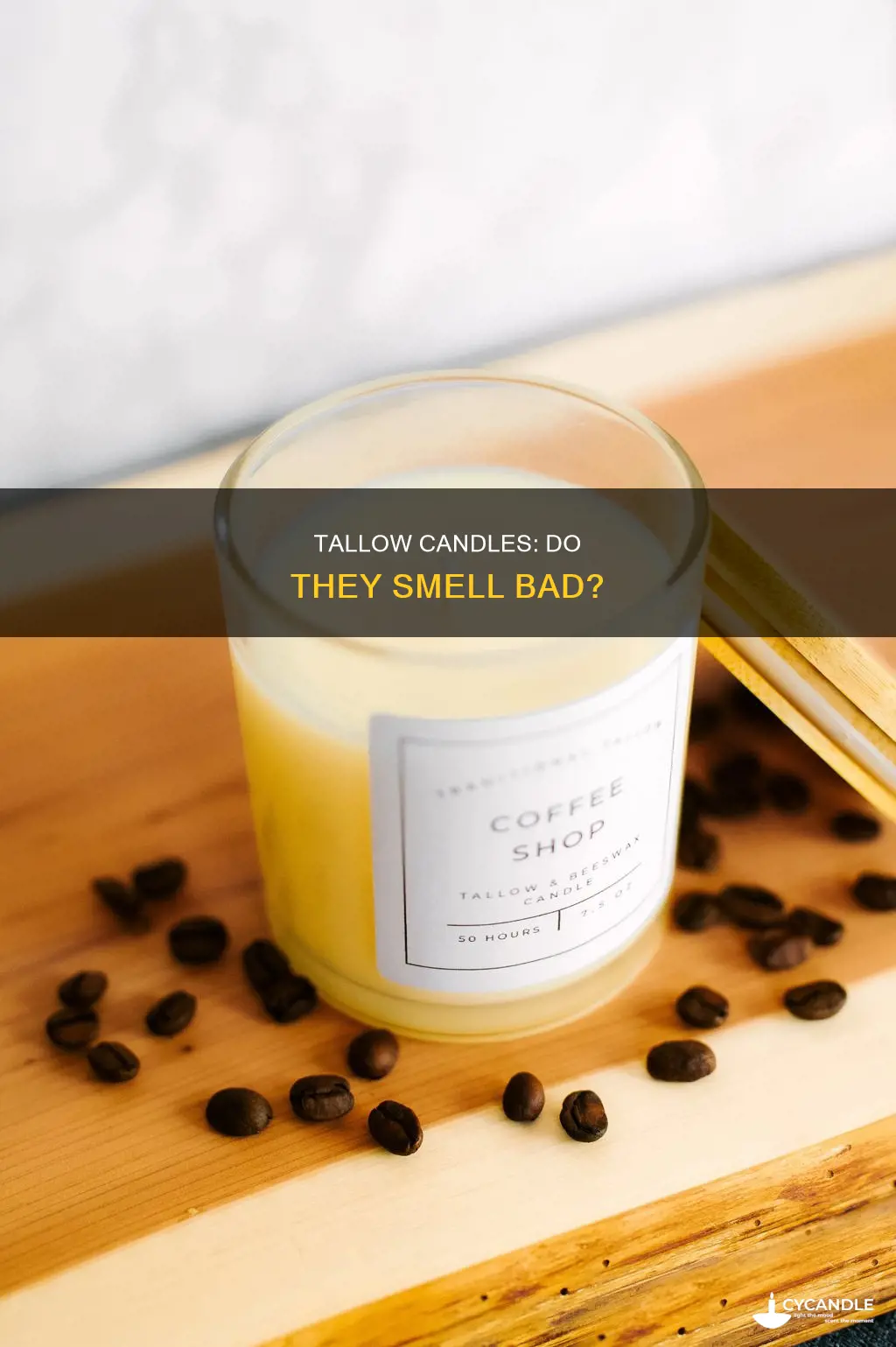 do tallow candles smell bad