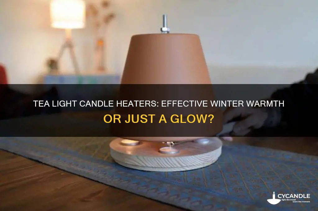 do tea light candle heaters work