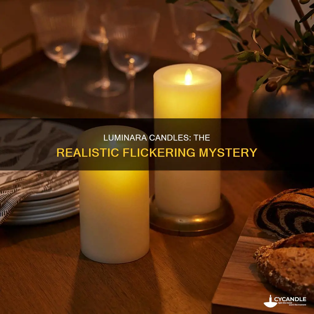 do the flames on luminara candles move