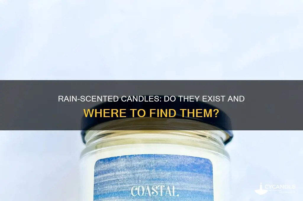 do they make a rain scented candle