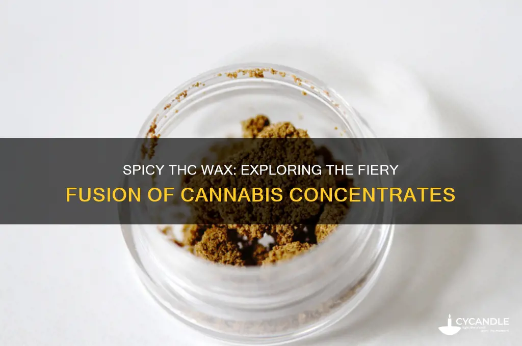 do they make thc wax that is spicy