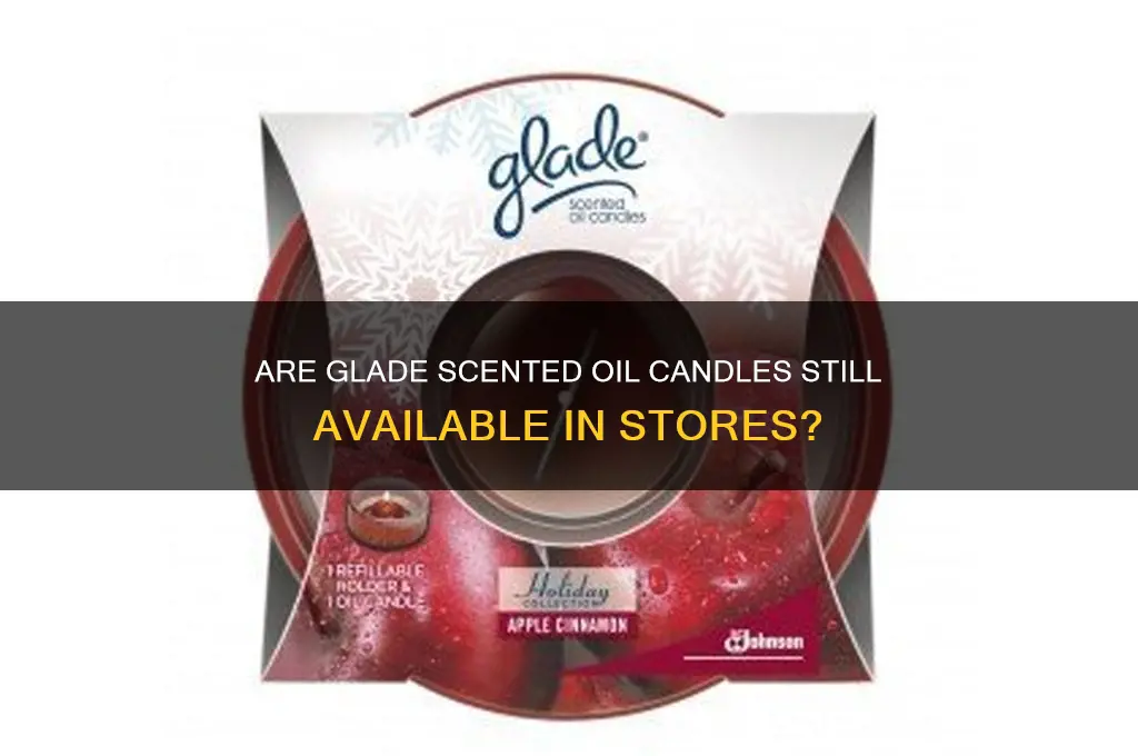 do they still make glade scented oil candles