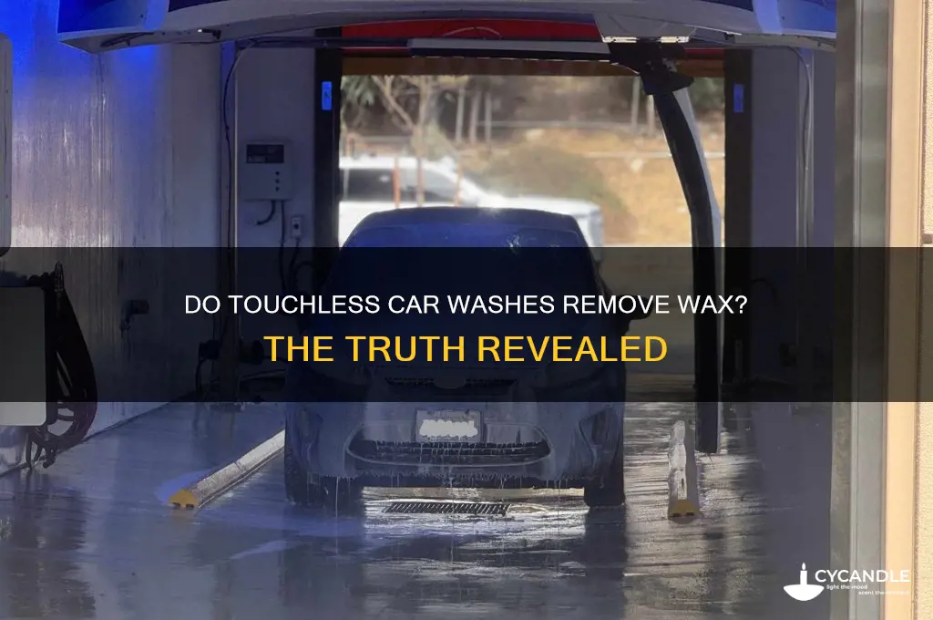 do touchless car washes remove wax