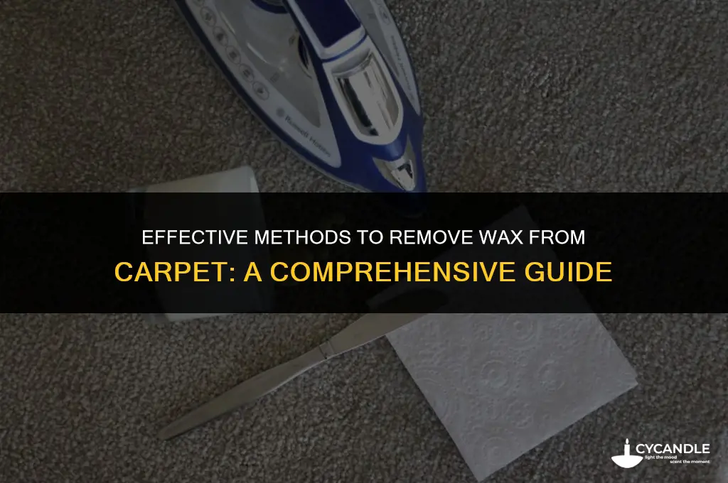 do u get wax out of carpet