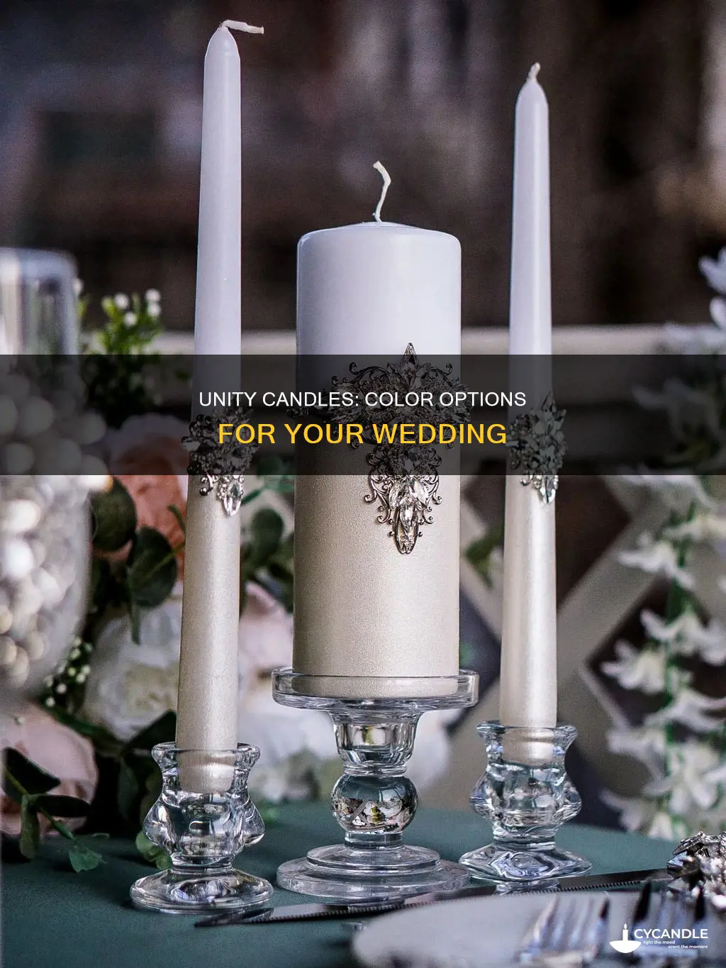 do unity candles have to be white