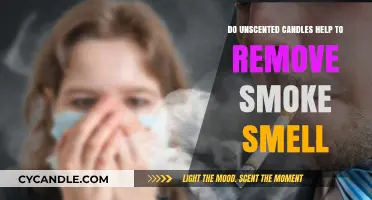 How Unscented Candles Remove Smoke Odors