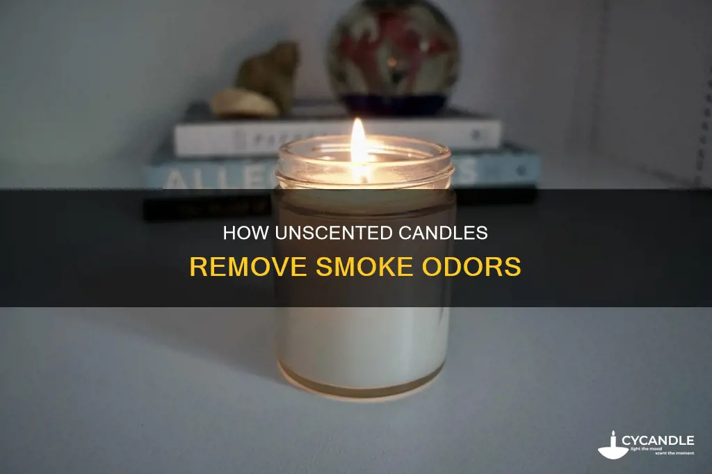 do unscented candles help to remove smoke smell